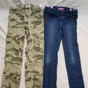 Old Navy Girls Denim jeans & , Camo pants